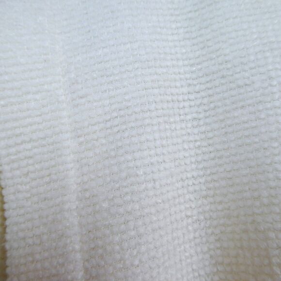 Vintage Square Shoulder Textured Blazer Sz M Ivory Cream Bouclé - Picture 13 of 16